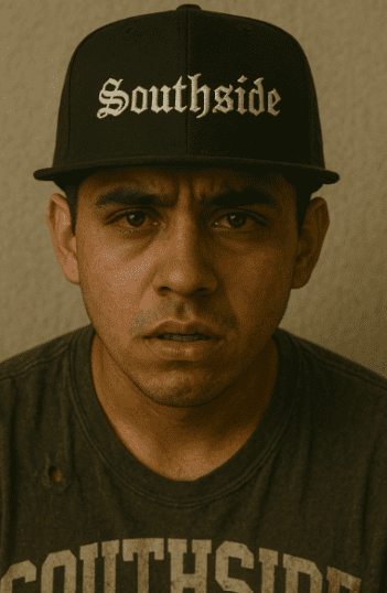 Gang member sitting wondering: Why do people join gangs.