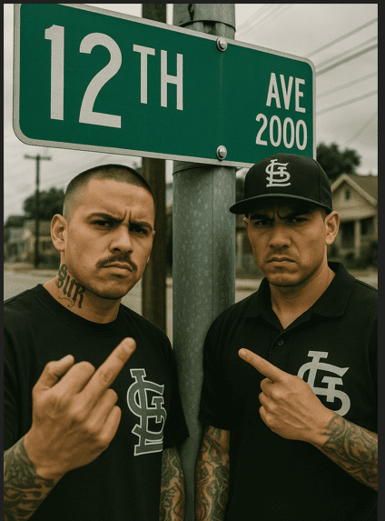 Gang members 12th Street Locos gang.