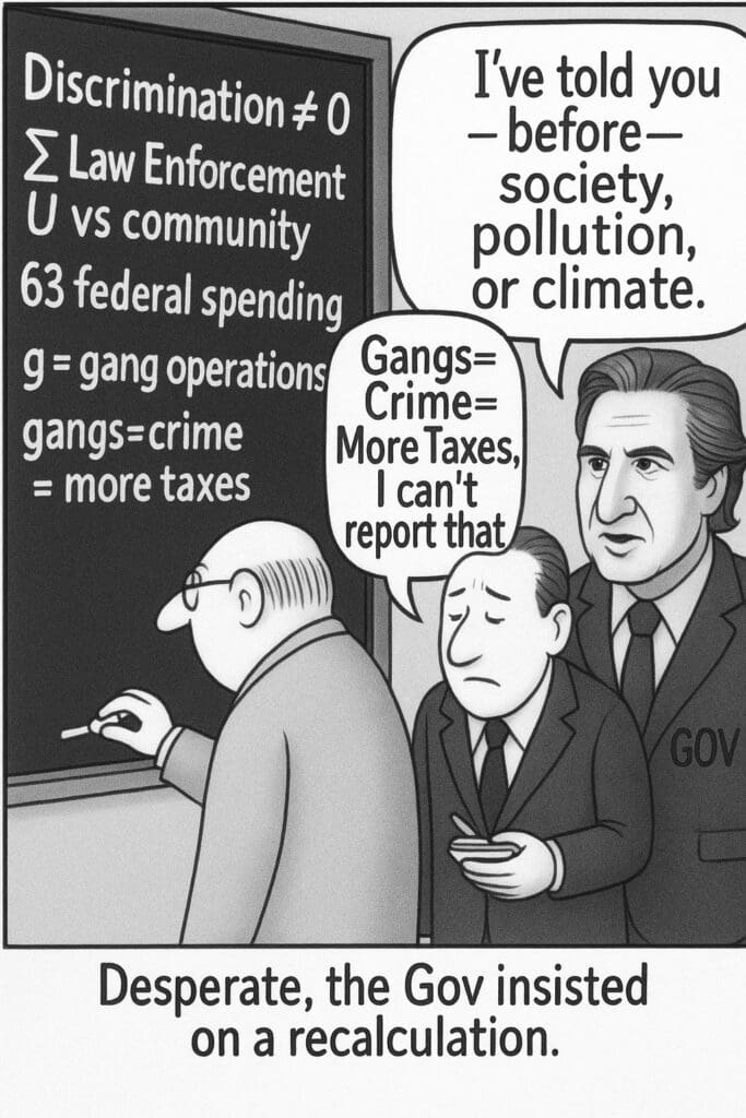 Cartoon crime calculation