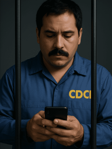 Cell phone in prison