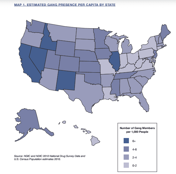 Gang chart United States
