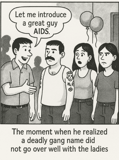 Gang names cartoon