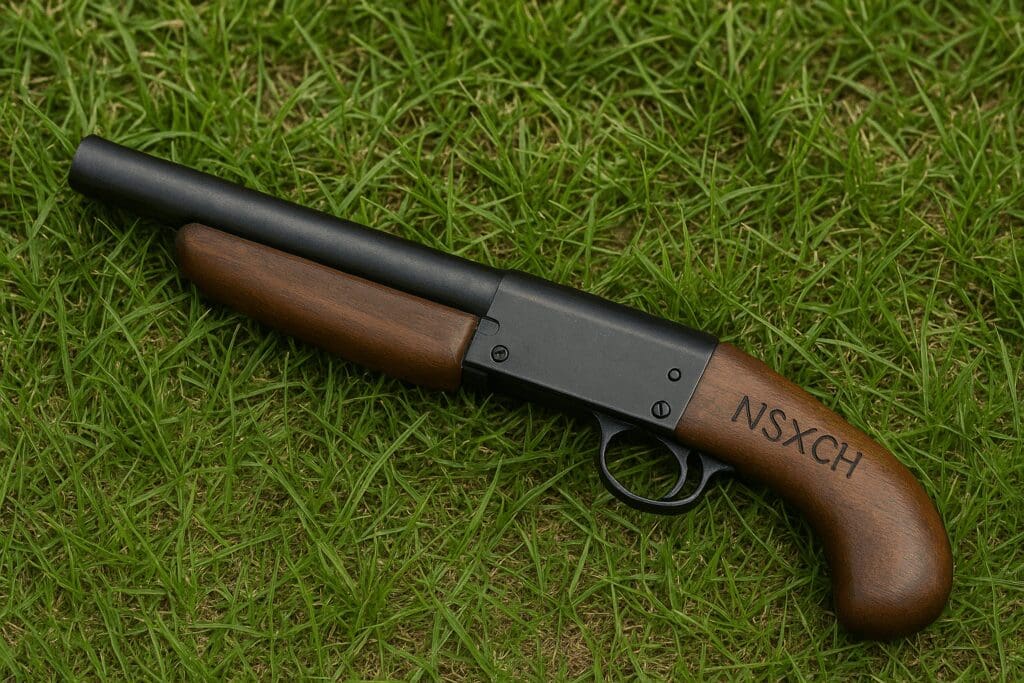 Gangs and hood guns shotgun