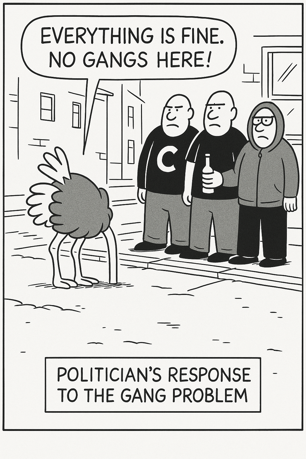 The Top ten most dangerous gangs in Ventura County cartoon