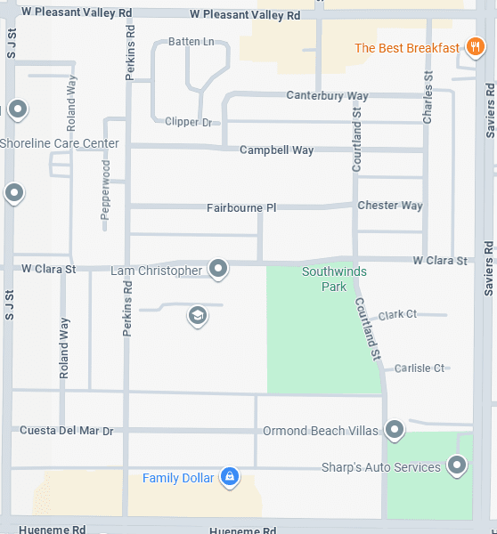 Southside Chiques territory streets